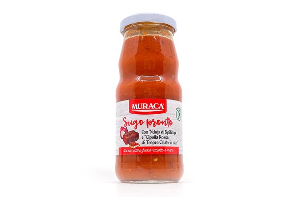 Muraca - Tomato sauce with basil and red onion of Tropea Calabria and Nduja  I.G.P 340gr