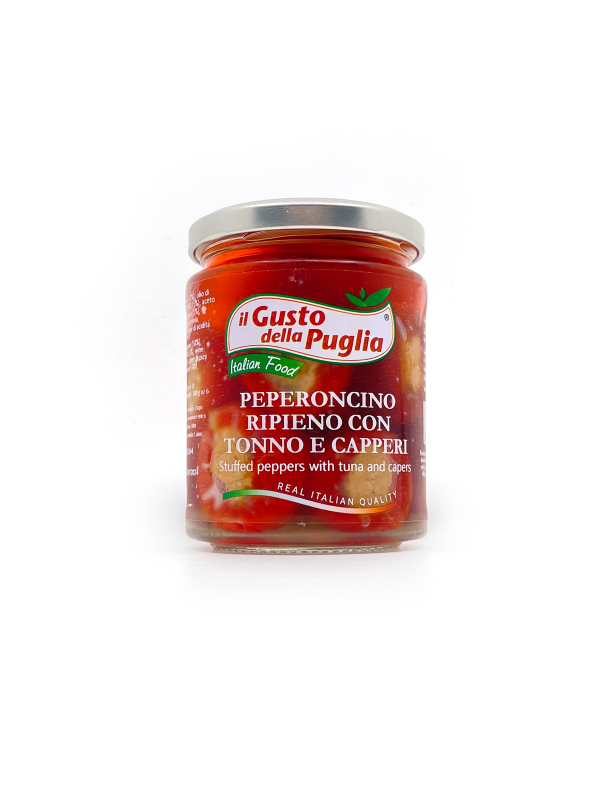 Il Gusto della Puglia - Stuffed peppers with capers and Tuna 314 ml