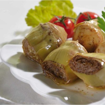 Carciofi Grigliati - Grilled Seasoned Artichokes