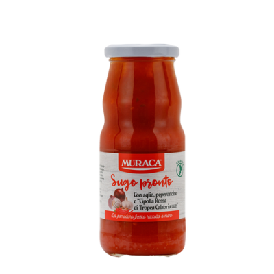 Muraca - Tomato sauce with garlic, Chili, and red onion of Tropea Calabria I.G.P.